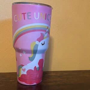 Yeti Pink Unicorn Tumbler 30oz